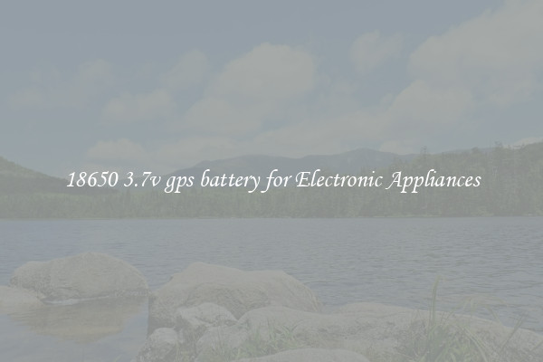 18650 3.7v gps battery for Electronic Appliances