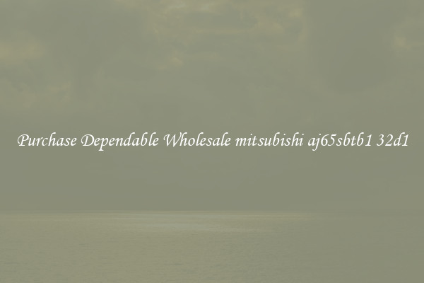 Purchase Dependable Wholesale mitsubishi aj65sbtb1 32d1