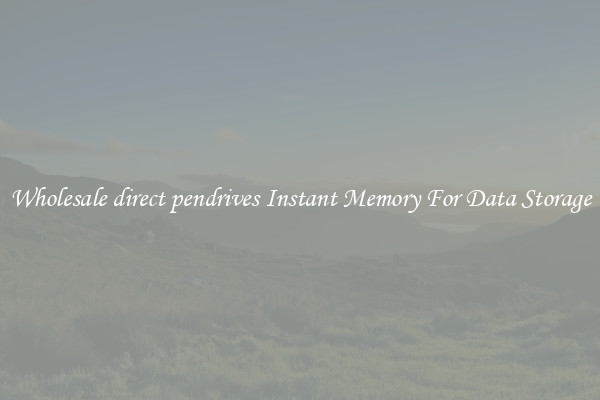 Wholesale direct pendrives Instant Memory For Data Storage