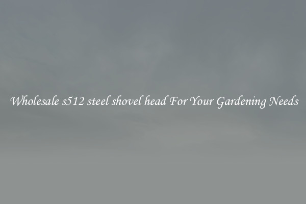 Wholesale s512 steel shovel head For Your Gardening Needs