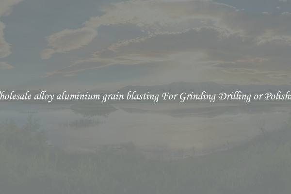 Wholesale alloy aluminium grain blasting For Grinding Drilling or Polishing