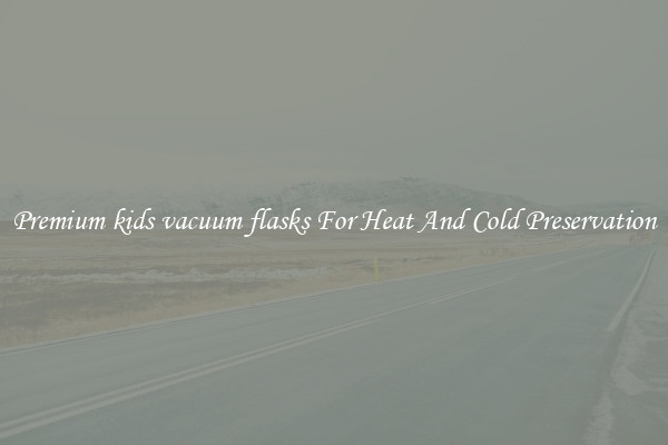 Premium kids vacuum flasks For Heat And Cold Preservation