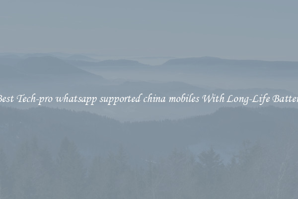Best Tech-pro whatsapp supported china mobiles With Long-Life Battery