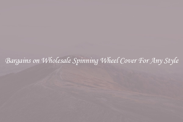 Bargains on Wholesale Spinning Wheel Cover For Any Style